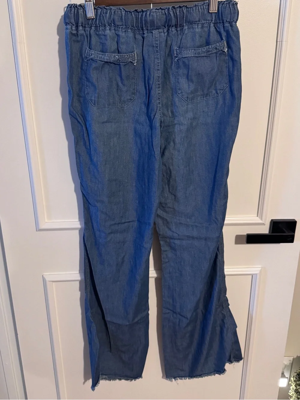 Rewash Drawstring Pants in Denim Blue